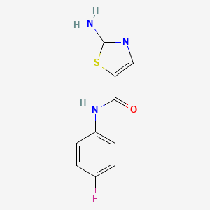 2-amino-N-(4-fluorophenyl)thiazole-5-carboxamide