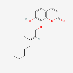 molecular formula C19H24O4 B1231250 Ferujol CAS No. 98299-78-6