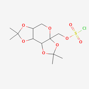 6-(Chlorosulfonyloxymethyl)-4,4,11,11-tetramethyl-3,5,7,10,12-pentaoxatricyclo[7.3.0.02,6]dodecane