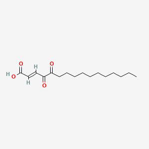 molecular formula C16H26O4 B1231255 Podoscyphic acid CAS No. 135863-69-3