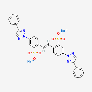 Disodium 4,4'-bis(4-phenyl-2H-1,2,3-triazol-2-yl)stilbene-2,2'-disulphonate