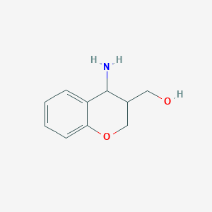 rac-[(3R,4R)-4-amino-3,4-dihydro-2H-1-benzopyran-3-yl]methanol, cis