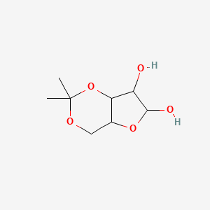 molecular formula C8H14O5 B12312615 3,5-O-Isopropylidene-a-D-xylofuranose 