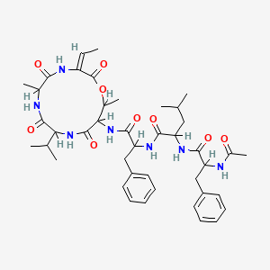 molecular formula C42H57N7O9 B1231263 Antibiotic TL 119 CAS No. 55599-68-3