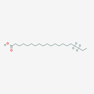 molecular formula C20H40O2 B12312633 Eicosanoic-17,17,18,18-d4 acid 