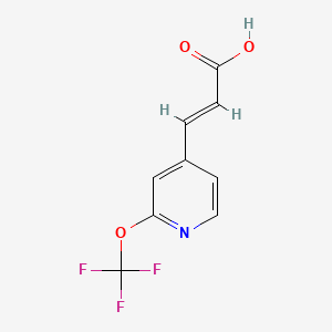 (2E)-3-[2-(trifluoromethoxy)pyridin-4-yl]prop-2-enoic acid