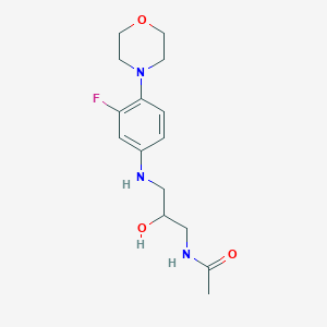 molecular formula C15H22FN3O3 B12312686 Linezolid descarbonyl (+/-)-isomer CAS No. 1666111-36-9