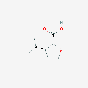 3-(Propan-2-yl)oxolane-2-carboxylic acid, cis