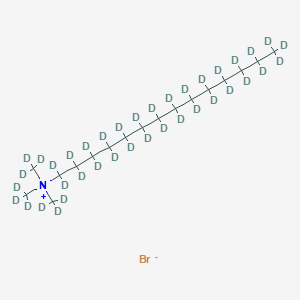 molecular formula C17H38BrN B12312713 n-Tetradecyltrimethylammonium-d38 Bromide 