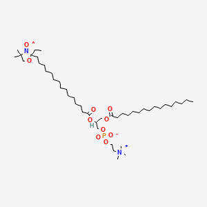 molecular formula C46H90N2O10P B1231272 1-Palmitoyl-2-(16-doxystearoyl)phosphatidylcholine CAS No. 63321-67-5