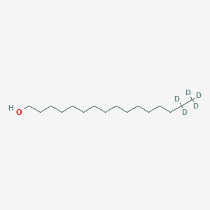 molecular formula C16H34O B12312759 n-Hexadecyl-15,15,16,16,16-d5 alcohol 