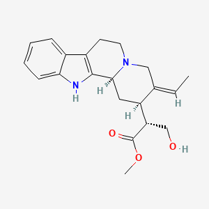 molecular formula C21H26N2O3 B1231277 (16R,19Z)-Isositsirikine 