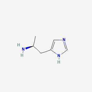 molecular formula C6H11N3 B1231279 (S)-α-甲基组胺 