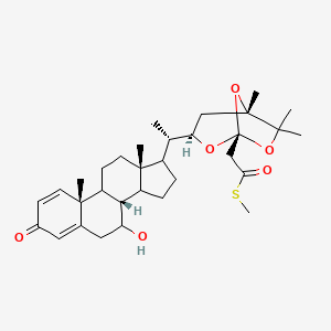 molecular formula C32H46O6S B1231280 Petuniasterone A 