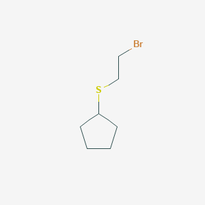 (2-Bromoethyl)(cyclopentyl)sulfane