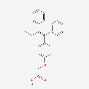 molecular formula C24H22O3 B12312861 Z-[4-(1,2-Diphenyl-1-butenyl)phenoxy]aceticAcid 