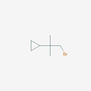 (1-Bromo-2-methylpropan-2-yl)cyclopropane