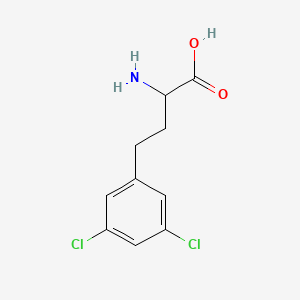 molecular formula C10H11Cl2NO2 B12312941 2-Amino-4-(3,5-dichloro-phenyl)-butyric acid 