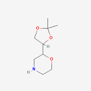 2-(2,2-Dimethyl-1,3-dioxolan-4-yl)morpholine