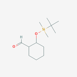 molecular formula C13H26O2Si B12312973 rac-(1R,2S)-2-[(tert-butyldimethylsilyl)oxy]cyclohexane-1-carbaldehyde, cis 