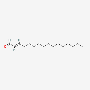 molecular formula C16H30O B1231300 2-十六烯醛 CAS No. 3163-37-9