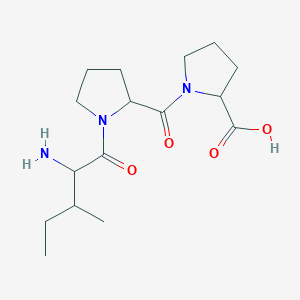 1-[1-(2-Amino-3-methylpentanoyl)pyrrolidine-2-carbonyl]pyrrolidine-2-carboxylic acid