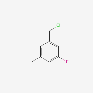 molecular formula C8H8ClF B12313016 1-(Chloromethyl)-3-fluoro-5-methylbenzene 