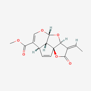 molecular formula C15H14O6 B1231303 异羽扇豆素 