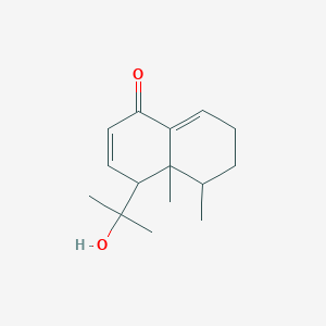 4-(2-Hydroxypropan-2-yl)-4a,5-dimethyl-4,5,6,7-tetrahydronaphthalen-1-one