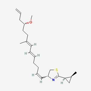 molecular formula C23H35NOS B1231309 Curacin A 