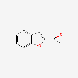 molecular formula C10H8O2 B12313159 2-[(2R)-oxiran-2-yl]-1-benzofuran 