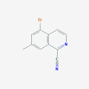 5-Bromo-7-methylisoquinoline-1-carbonitrile