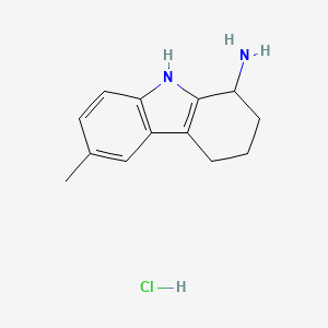 6-Methyl-2,3,4,9-tetrahydro-1H-carbazol-1-amine hydrochloride