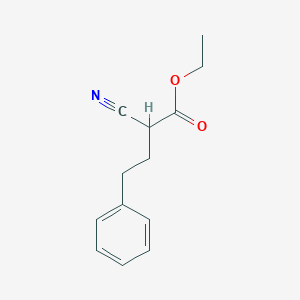 Ethyl 2-cyano-4-phenylbutanoate