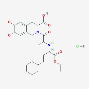 molecular formula C27H41ClN2O7 B12313245 MoexiprilCyclohexylAnalogueHydrochloride 