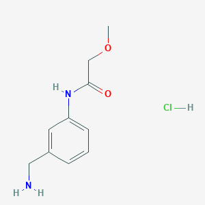 N-[3-(Aminomethyl)phenyl]-2-methoxyacetamide hydrochloride