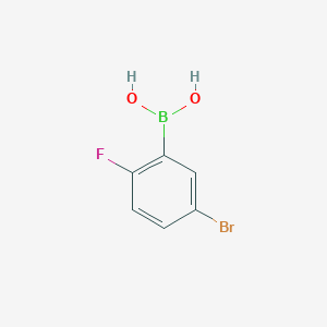 molecular formula C6H5BBrFO2 B123133 5-溴-2-氟苯硼酸 CAS No. 112204-57-6