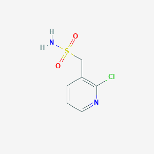 molecular formula C6H7ClN2O2S B12313303 (2-Chloropyridin-3-yl)methanesulfonamide 