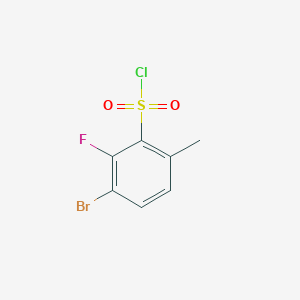 3-Bromo-2-fluoro-6-methylbenzene-1-sulfonyl chloride