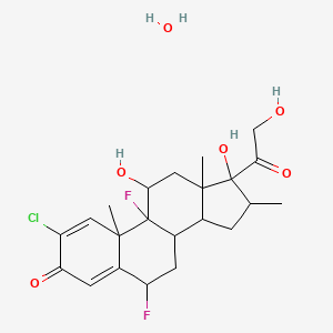 molecular formula C22H29ClF2O6 B12313323 Halometasone monohydrate-Bio-X 