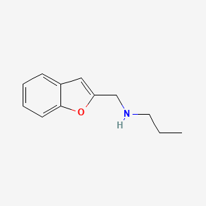 molecular formula C12H15NO B12313328 (1-Benzofuran-2-ylmethyl)(propyl)amine 