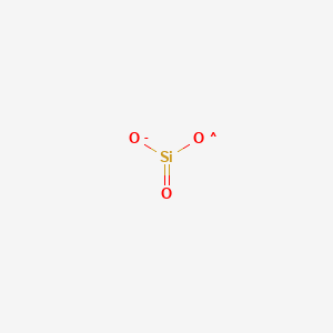 molecular formula O3Si- B1231333 SiO3 radical anion 
