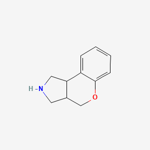 molecular formula C11H13NO B12313358 8-Oxa-4-azatricyclo[7.4.0.0,2,6]trideca-1(13),9,11-triene 