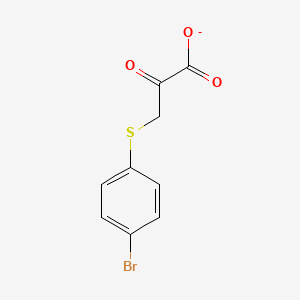 (4-Bromophenylsulfanyl)pyruvate