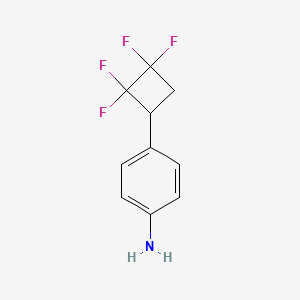 4-(2,2,3,3-Tetrafluorocyclobutyl)aniline