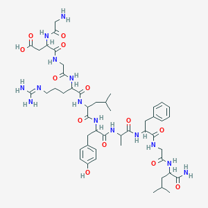 molecular formula C49H74N14O13 B12313385 Allatostatin II 