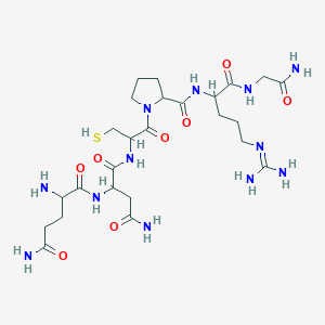 H-DL-Gln-DL-Asn-DL-Cys-DL-Pro-DL-Arg-Gly-NH2