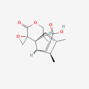 molecular formula C15H16O5 B1231341 Pentalenolactone CAS No. 31501-48-1