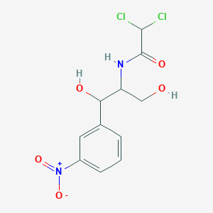 2,2-dichloro-N-[1,3-dihydroxy-1-(3-nitrophenyl)propan-2-yl]acetamide