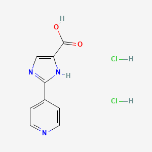 2-(Pyridin-4-yl)-1H-imidazole-4-carboxylic acid dihydrochloride